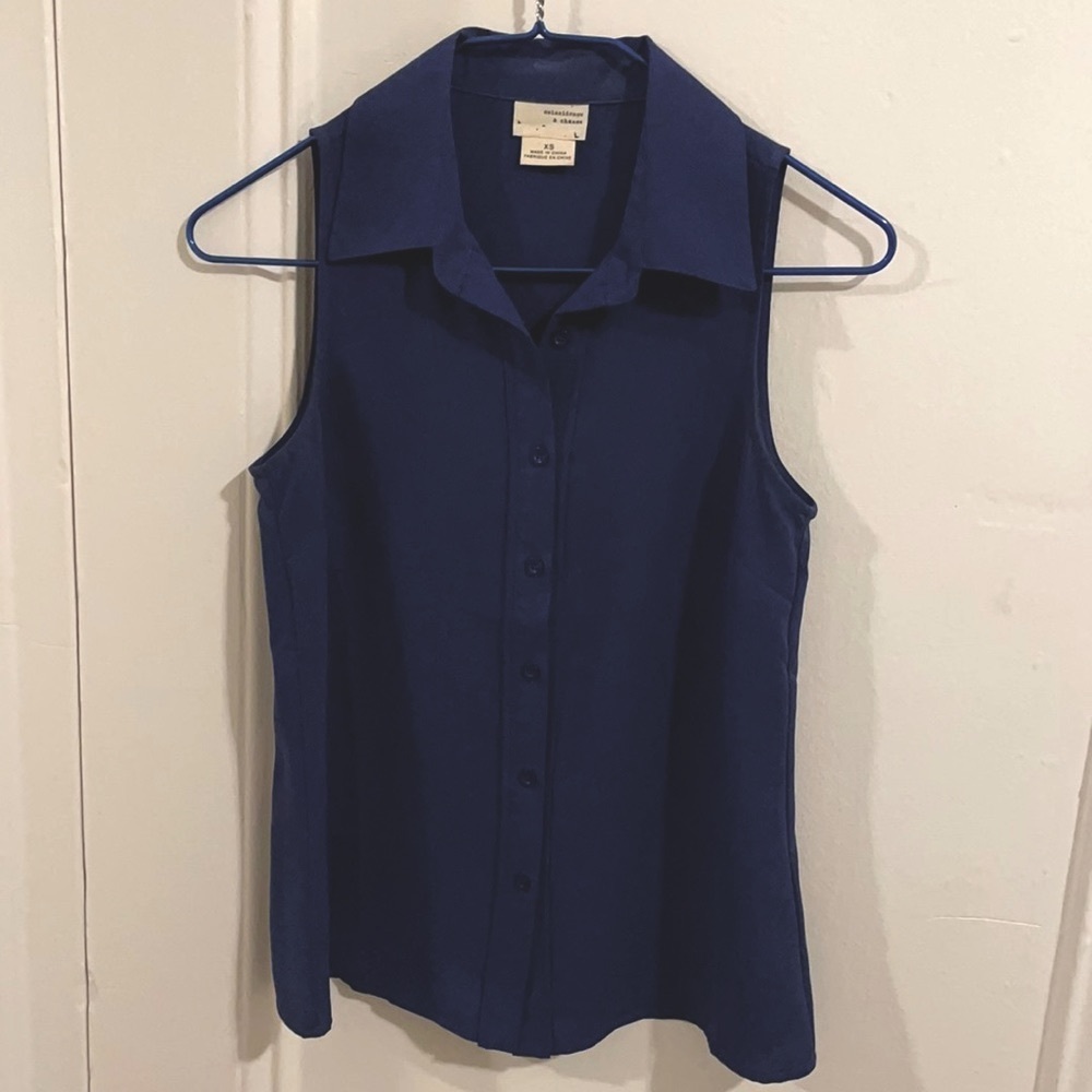FINAL CALL Urban Outfitters Dark Blue Sleeveless Top